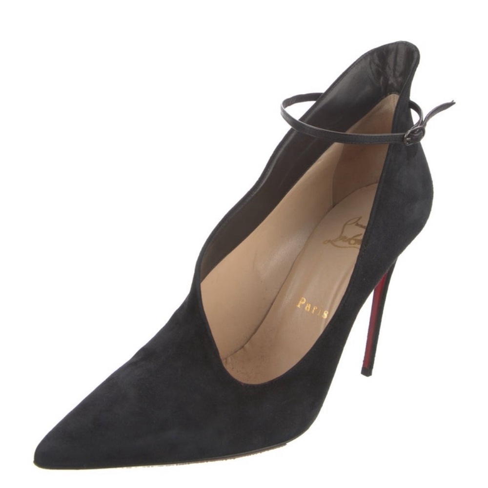 Christian Louboutin Vampydoly 100 Suede Black 38.5